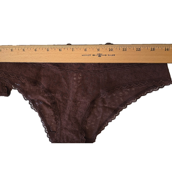 NWT Gap Medium Brown Lace Cheeky Panties Lot of 2 - Picture 7 of 8